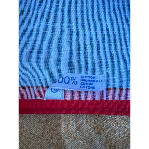 Green/Yellow/Red Printed Floral and Girl Pattern:50”x52” - Picture 5 of 7